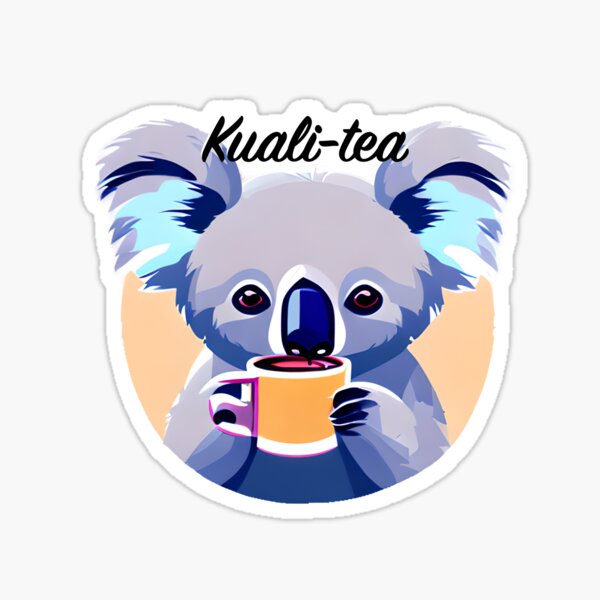 Cute My Puns Are Koala+Tea Koalatea Quality Pun Leggings sold by