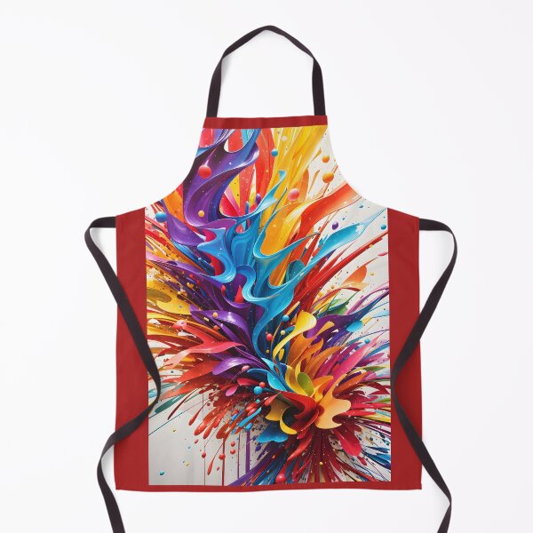 Item preview, Rainbow splash, vibrant abstract design designed and sold by artbelka.