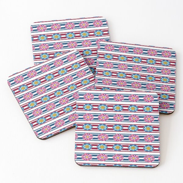 Item preview, Abstract pattern in pink and blue designed and sold by InkyPinky85.