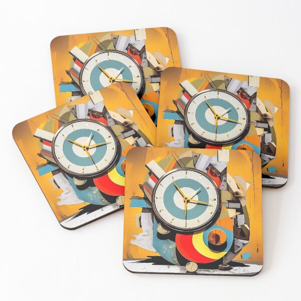 Item preview, Man Ray Tribute: Abstract Clock designed and sold by landletsy.