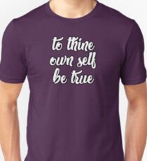 hamlet shakespeare deep quote nerd girly Unisex T-Shirt