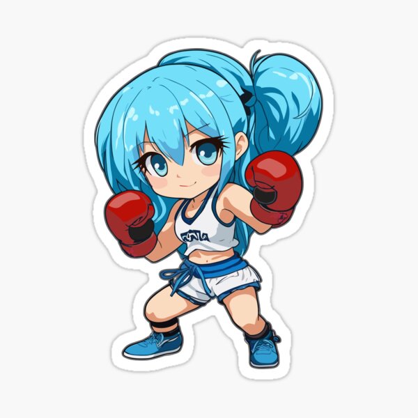 HD wallpaper: digital art, artwork, anime, simple background, boxing, boxing  gloves | Wallpaper Flare