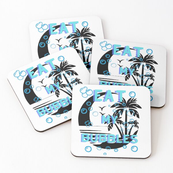 Item preview, Eat My Bubbles Blue Lagoon designed and sold by Dawid Przecherka.