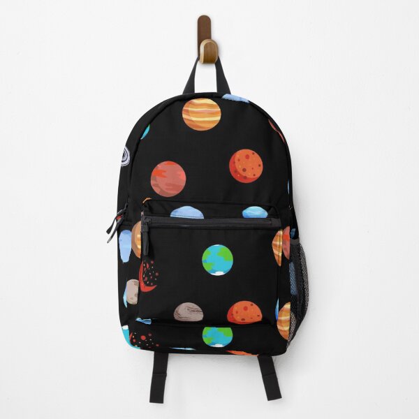 Item preview, Planets in black background pattern designed and sold by juoctaviniarts.