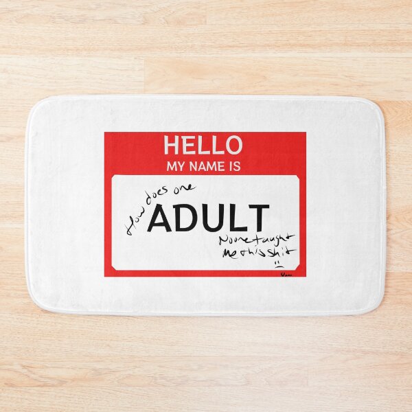 Item preview, Hello, my name is adult  designed and sold by Soulshinecc.