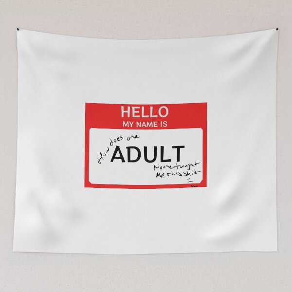 Item preview, Hello, my name is adult  designed and sold by Soulshinecc.