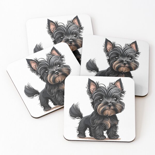 Item preview, Cute Dogs, scottish-terrier, Room Decor, Set of Art Prints, Puppies Art, Art Prints designed and sold by ArchieDid.