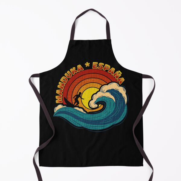 Item preview, Manduka Beach, España- Surfing Beach -Retro Sunset and Waves - Essential t-sh designed and sold by PatriciaReyes.