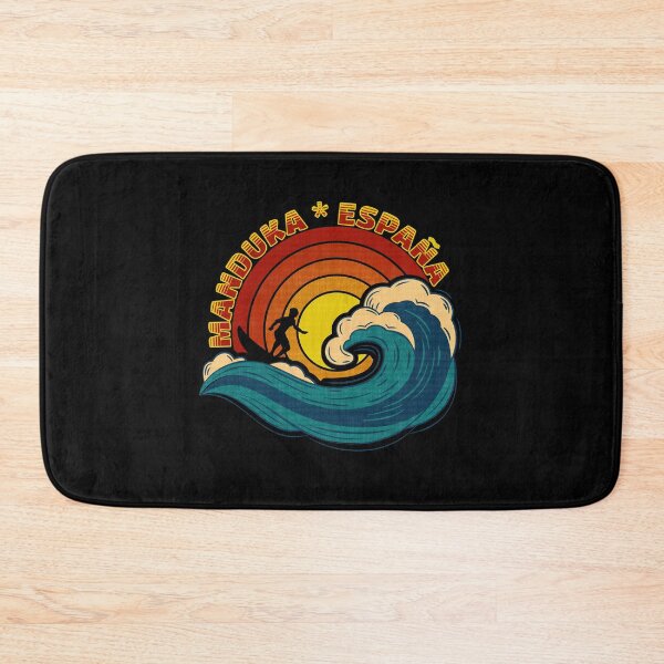 Item preview, Manduka Beach, España- Surfing Beach -Retro Sunset and Waves  - Essential t-sh designed and sold by PatriciaReyes.