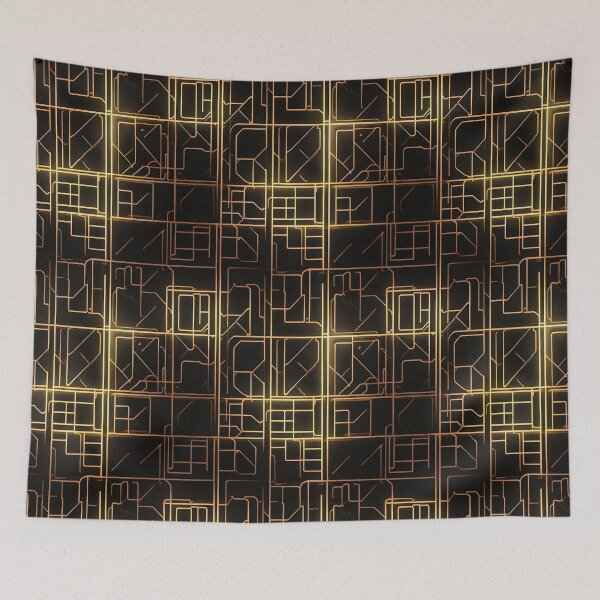Item preview, a grid of metallic squares in gold and bronze designed and sold by GracefulGems.