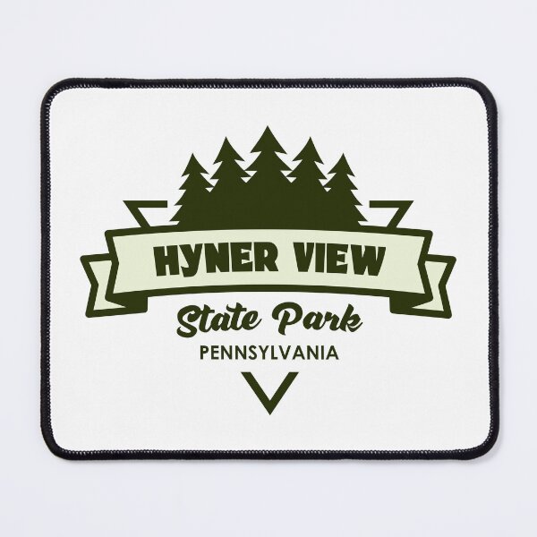 Item preview, Hyner View State Park Pennsylvania Trees And Ribbon designed and sold by bivenart.