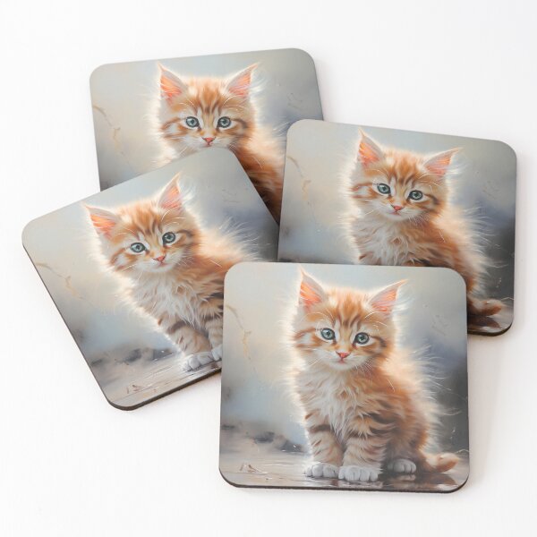 Item preview, Cute Ginger Kitten 2 designed and sold by Red Witch Art.