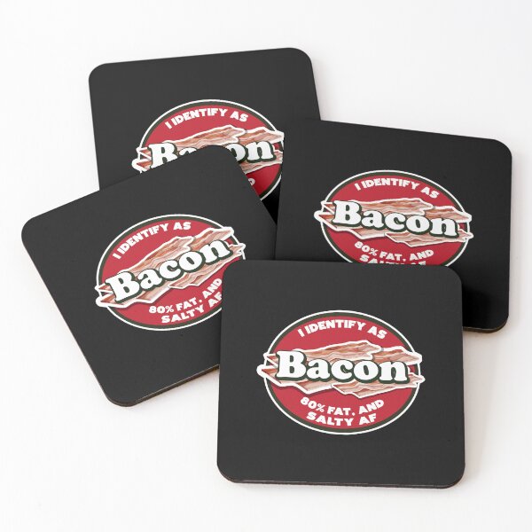 Item preview, I Identify as bacon fat salty funny meat lover designed and sold by w1ckerman.