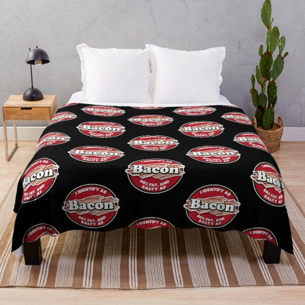 Item preview, I Identify as bacon fat salty funny meat lover designed and sold by w1ckerman.