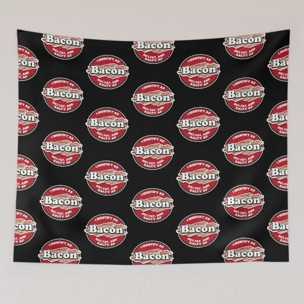 Item preview, I Identify as bacon fat salty funny meat lover designed and sold by w1ckerman.