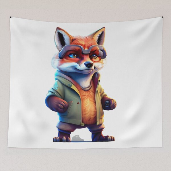 Item preview, little cute fox designed and sold by HAMDY-art.