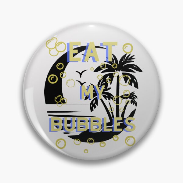 Item preview, Eat My Bubbles Blue Lagoon Yellow Lagoon designed and sold by Dawid Przecherka.