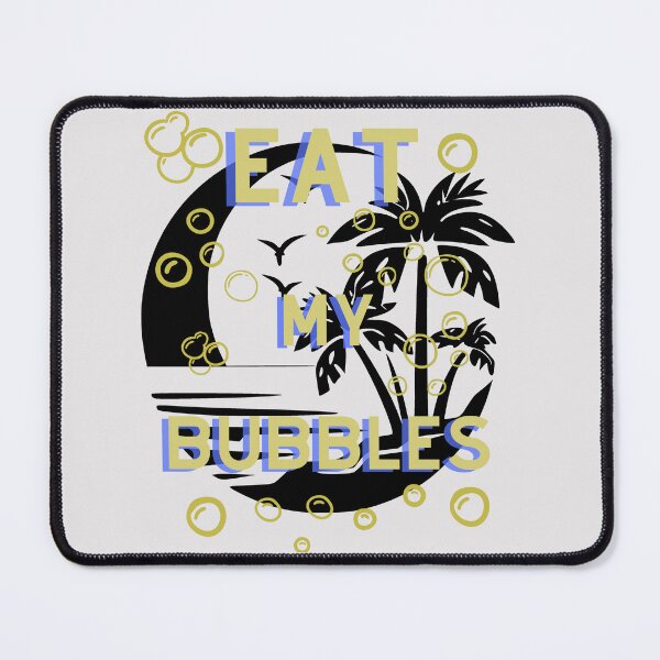 Item preview, Eat My Bubbles Blue Lagoon Yellow Lagoon designed and sold by Dawid Przecherka.