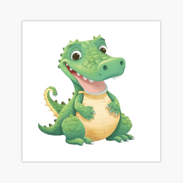 Crocodile Cute Kawaii Cartoon Merch & Gifts for Sale