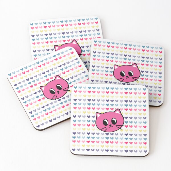 Item preview, lovely pink cute cat designed and sold by ichirochen.