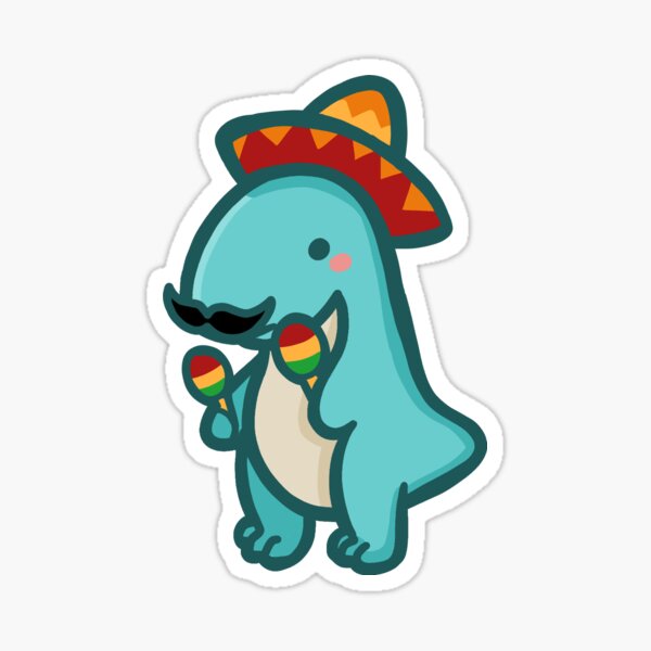 Item preview, Mexican T-Rex, cute Dino, Dinosaur designed and sold by hugadino.