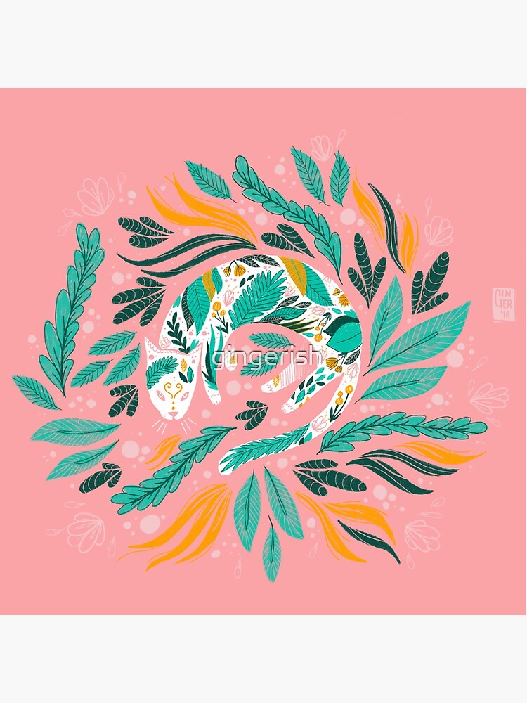 Floral Kitty by gingerish