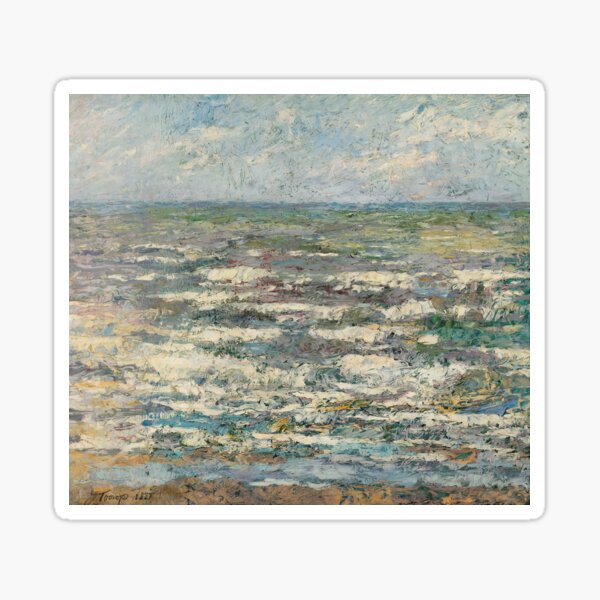 Item preview, The Sea near Katwijk, Jan Toorop, 1887 designed and sold by Vintage Wall Art.