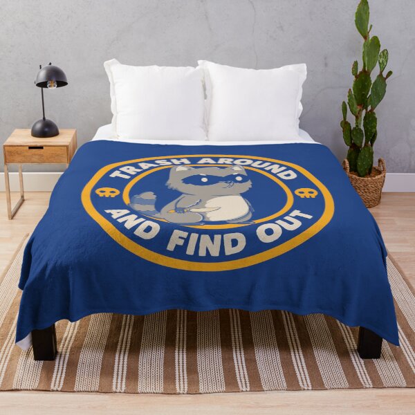 Item preview, Trash Around Raccoon Blue by Tobe Fonseca designed and sold by Tobe Fonseca®.