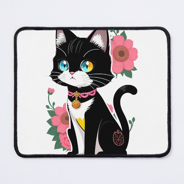 Item preview, Kitty in a Floral Wonderland designed and sold by Mechanical-Artt.