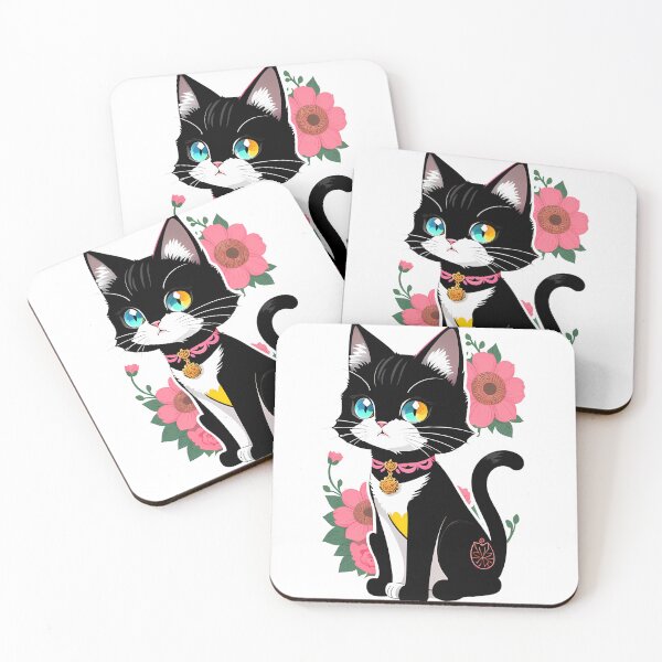Item preview, Kitty in a Floral Wonderland designed and sold by Mechanical-Artt.