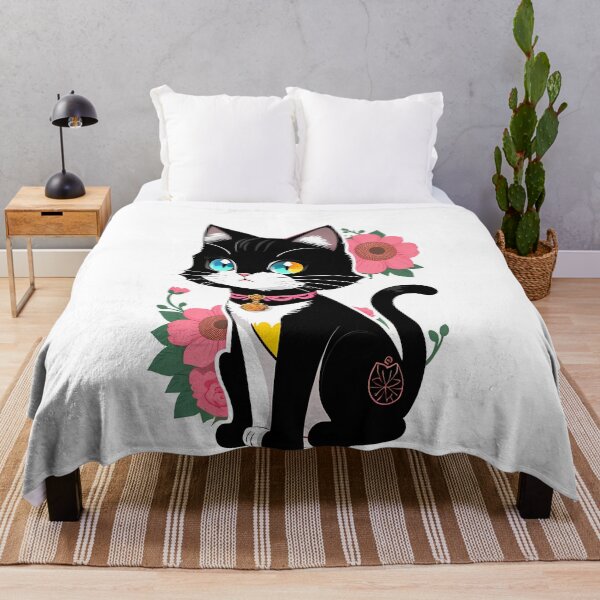 Item preview, Kitty in a Floral Wonderland designed and sold by Mechanical-Artt.