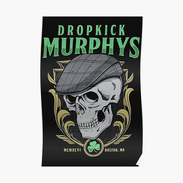 Iconic Skull Art Dropkick Murphys shirt