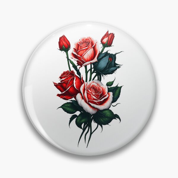 Item preview, Red Rose  And Two Tulips Flowers Together designed and sold by Uday24.