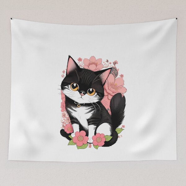 Item preview, Blooming Feline Friend designed and sold by Mechanical-Artt.