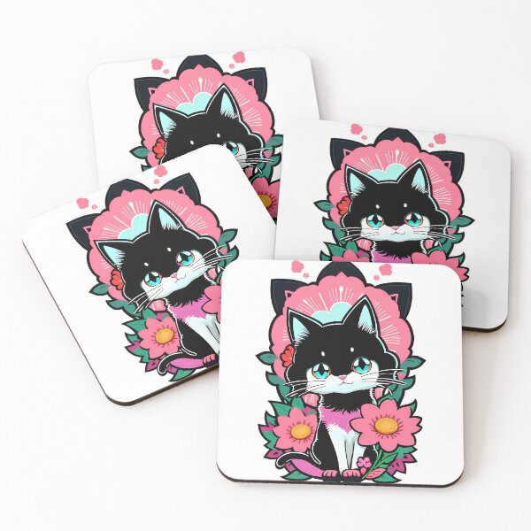 Item preview, Flower Crown Cat designed and sold by Mechanical-Artt.
