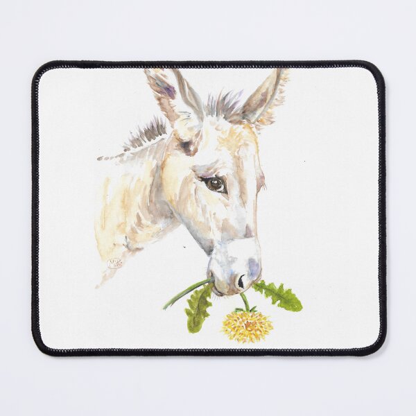 Item preview, Donkey with flower designed and sold by Marjansart.