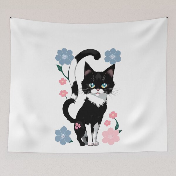 Item preview, Purrfect Floral Harmony designed and sold by Mechanical-Artt.