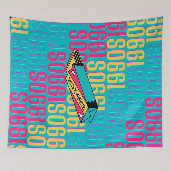 Item preview, 1990s retro design 8 - OG Blue Background designed and sold by PunjabanJatti.