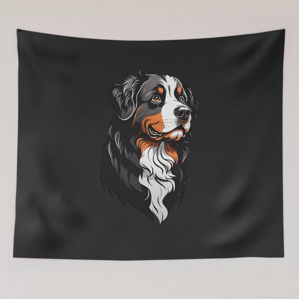 Item preview, Happy Dog Face, Bernese mountaindog designed and sold by DBPauwels.