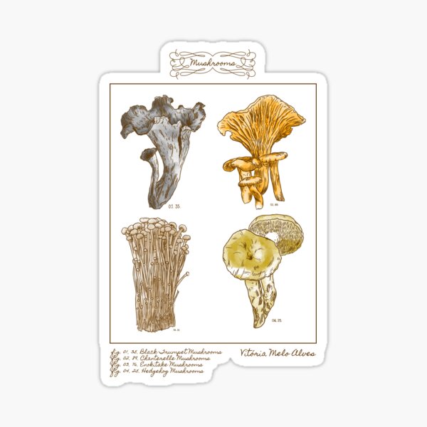 Item preview, Mushrooms T-Shirt designed and sold by Beyond The Veil.