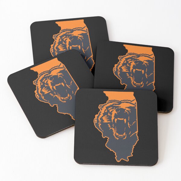 Item preview, Chicago Bears Illinois NFL State Outline  	 designed and sold by uxdbswpg23.