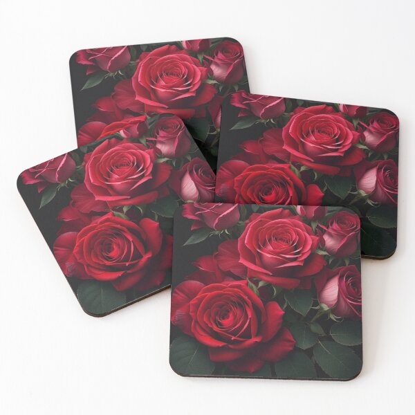 Item preview, Delicate Roses In Shades Of Red, Pink, And White, Their Velvety Textures And Captivating Colors Making Them A Symbol Of Passion, And Innocence, Ai Generated Art designed and sold by AiGens.