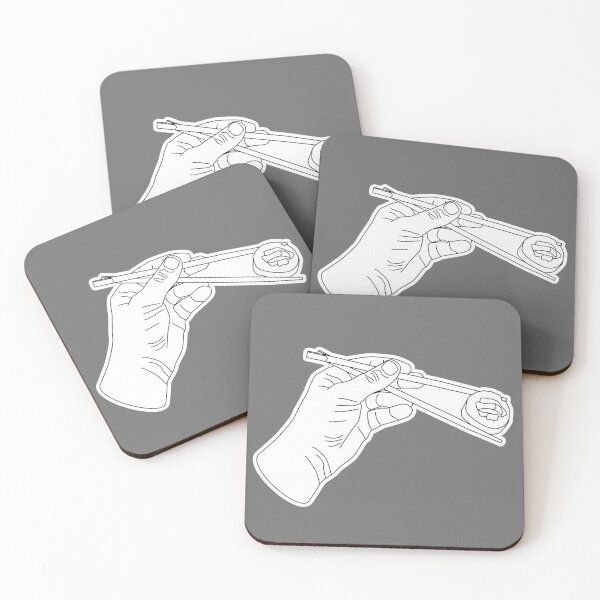 Item preview, hand holding a sushi designed and sold by Inkhaven.