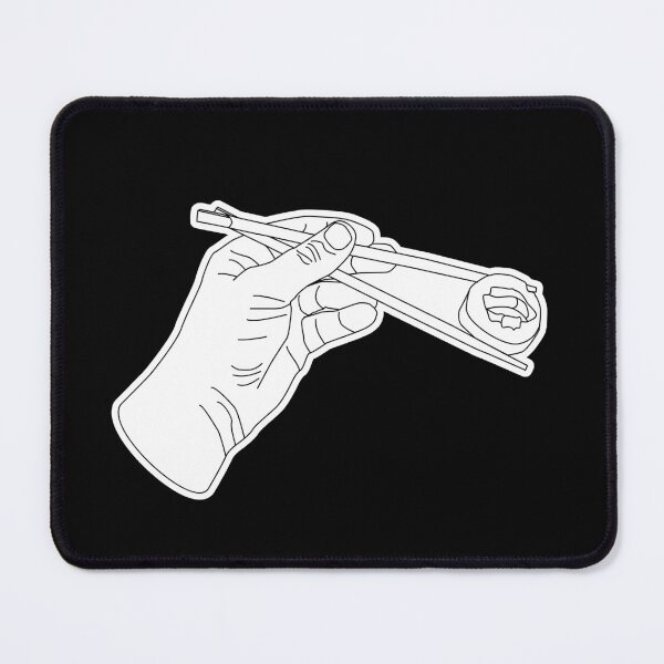 Item preview, hand holding a sushi designed and sold by Inkhaven.