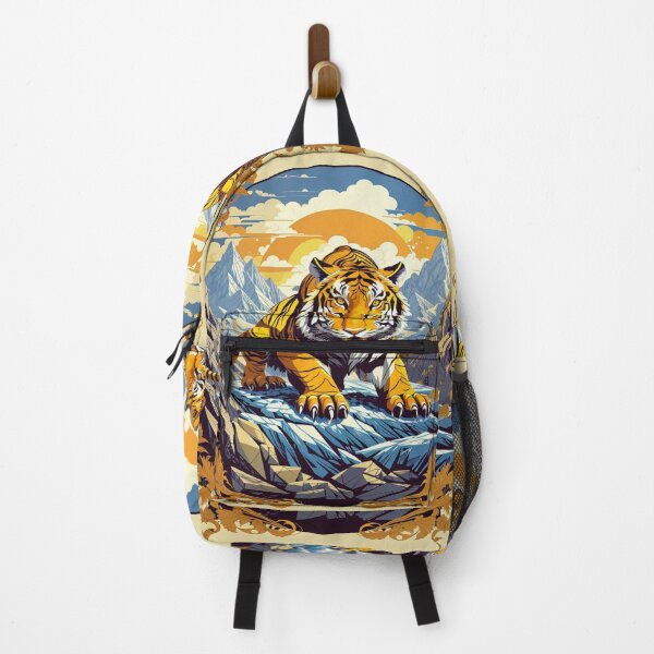 Item preview, Tiger on Ice Mountain designed and sold by Hidden Style Store.