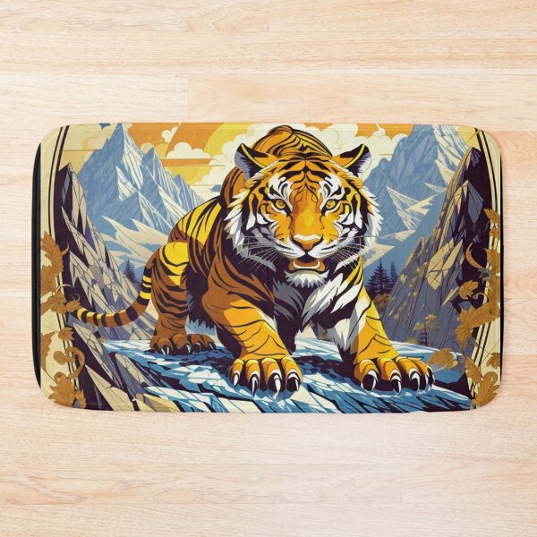 Item preview, Tiger on Ice Mountain designed and sold by Hidden  Style Store.