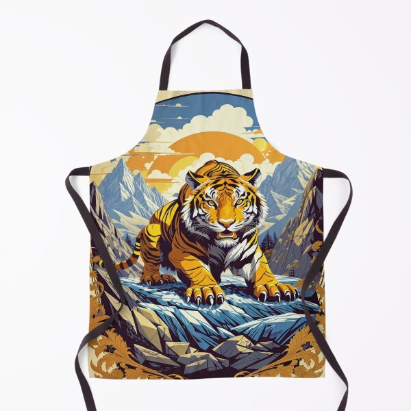 Item preview, Tiger on Ice Mountain designed and sold by Hidden Style Store.