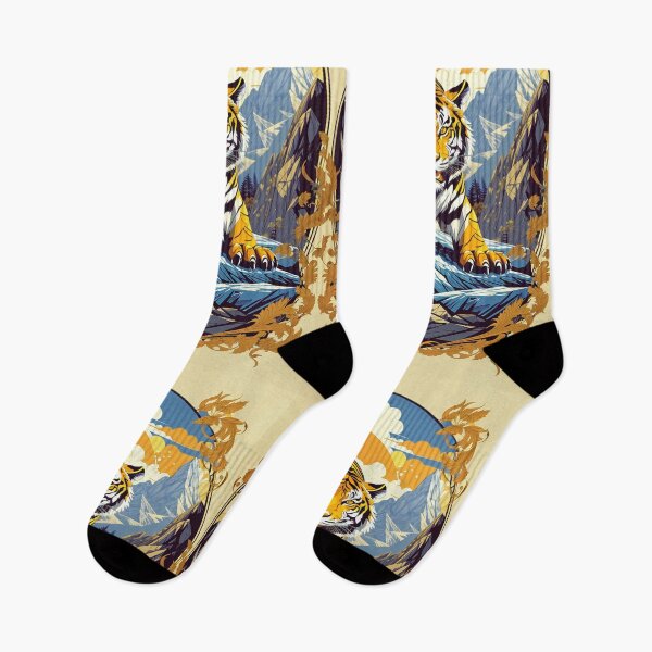 Item preview, Tiger on Ice Mountain designed and sold by Hidden  Style Store.