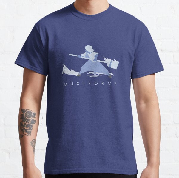 Minimalist Dust Force Blue Man with title Classic T-Shirt