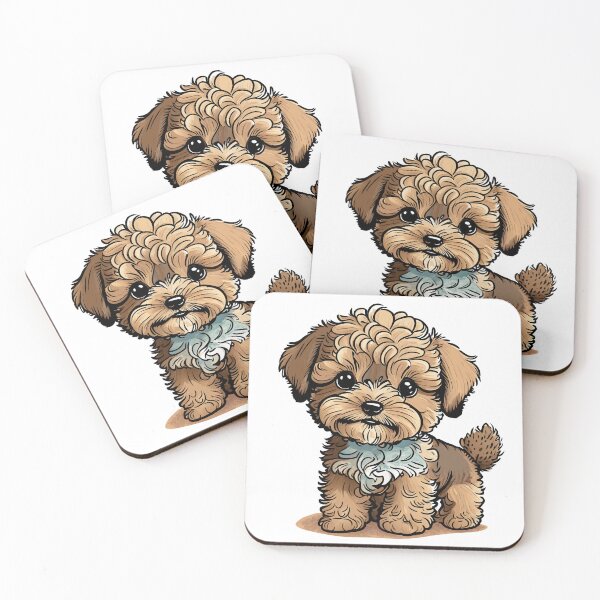 Item preview, Cute Dogs, pumi, Room Decor, Set of Art Prints, Puppies Art, Art Prints designed and sold by ArchieDid.